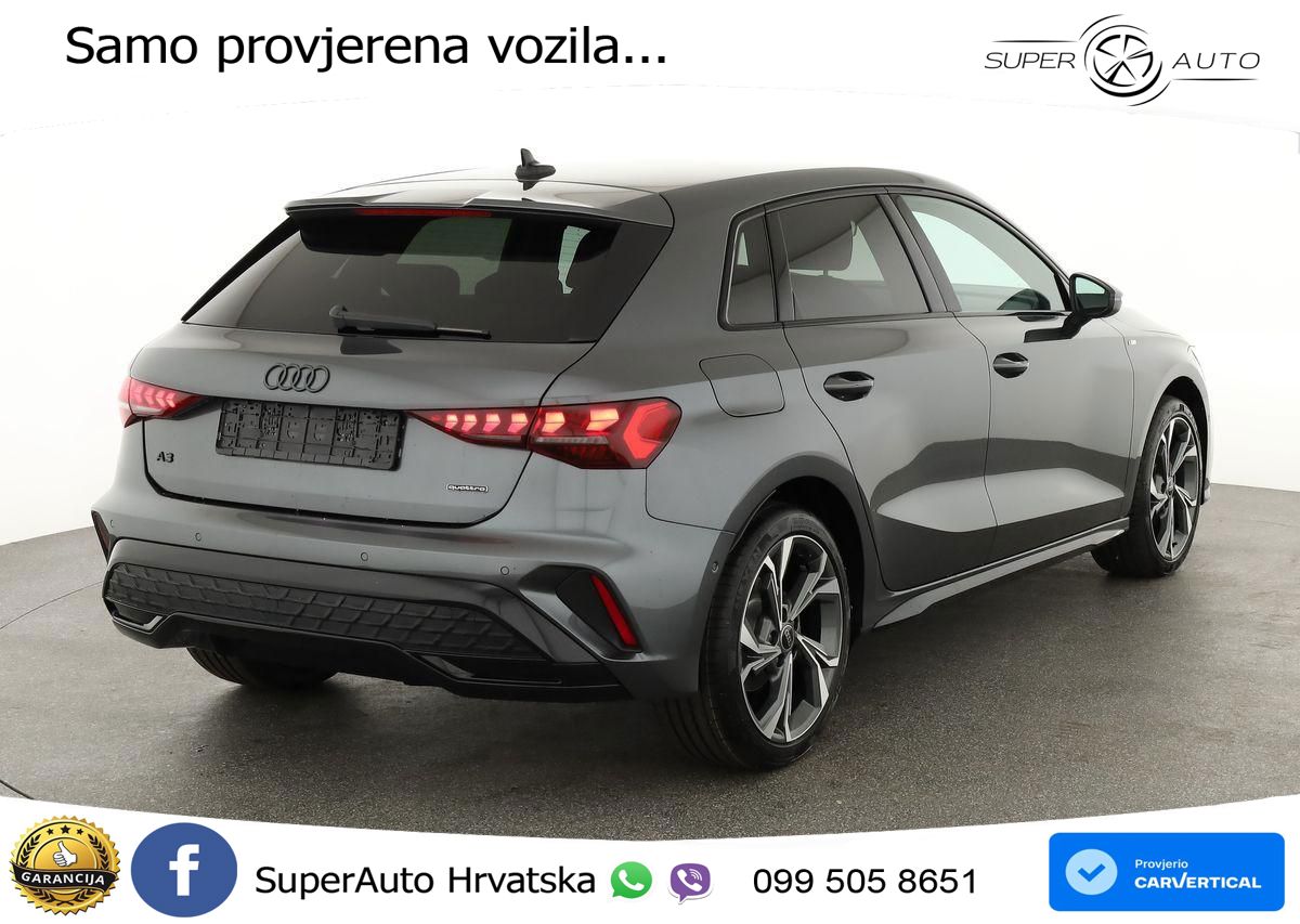 Audi A3 Sportback 40 TFSI (204 KS) quattro S tronic S line