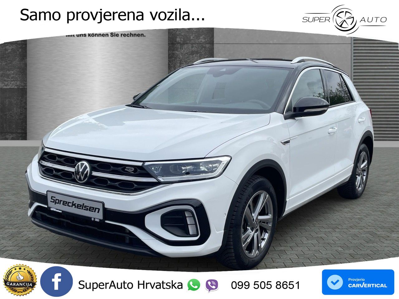 Volkswagen T-Roc 1.5 TSI (150 KS) DSG R-Line LED+GR SJED+ACC