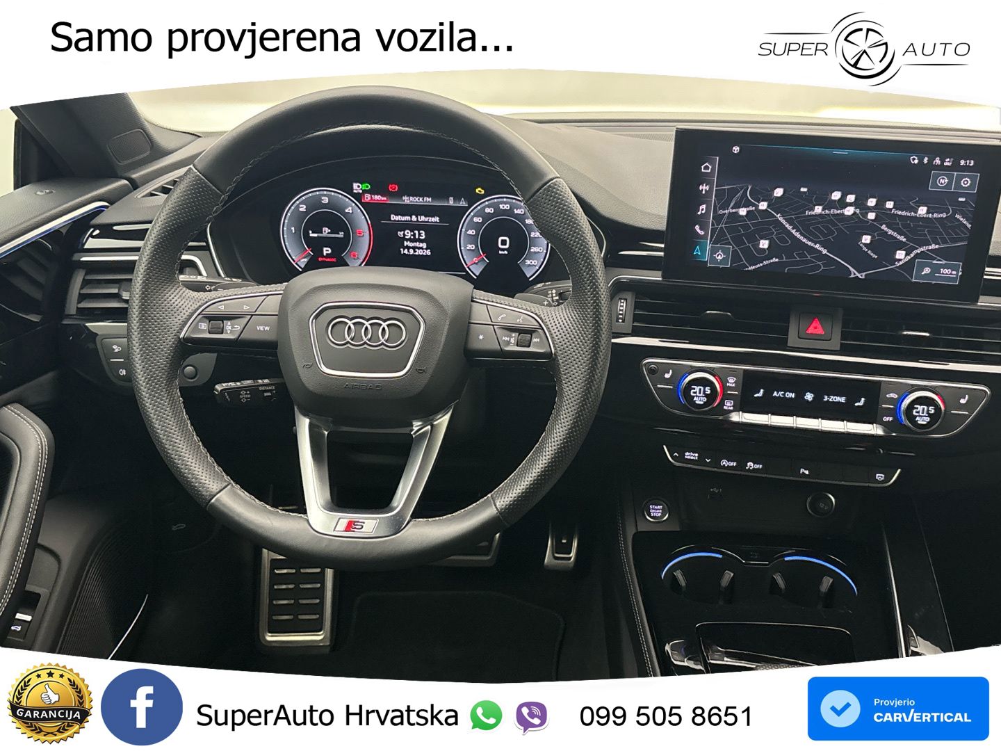 Audi A5 Sportback 40 TDI (204 KS) S tronic S line ACC+GR SJED+360+PANO