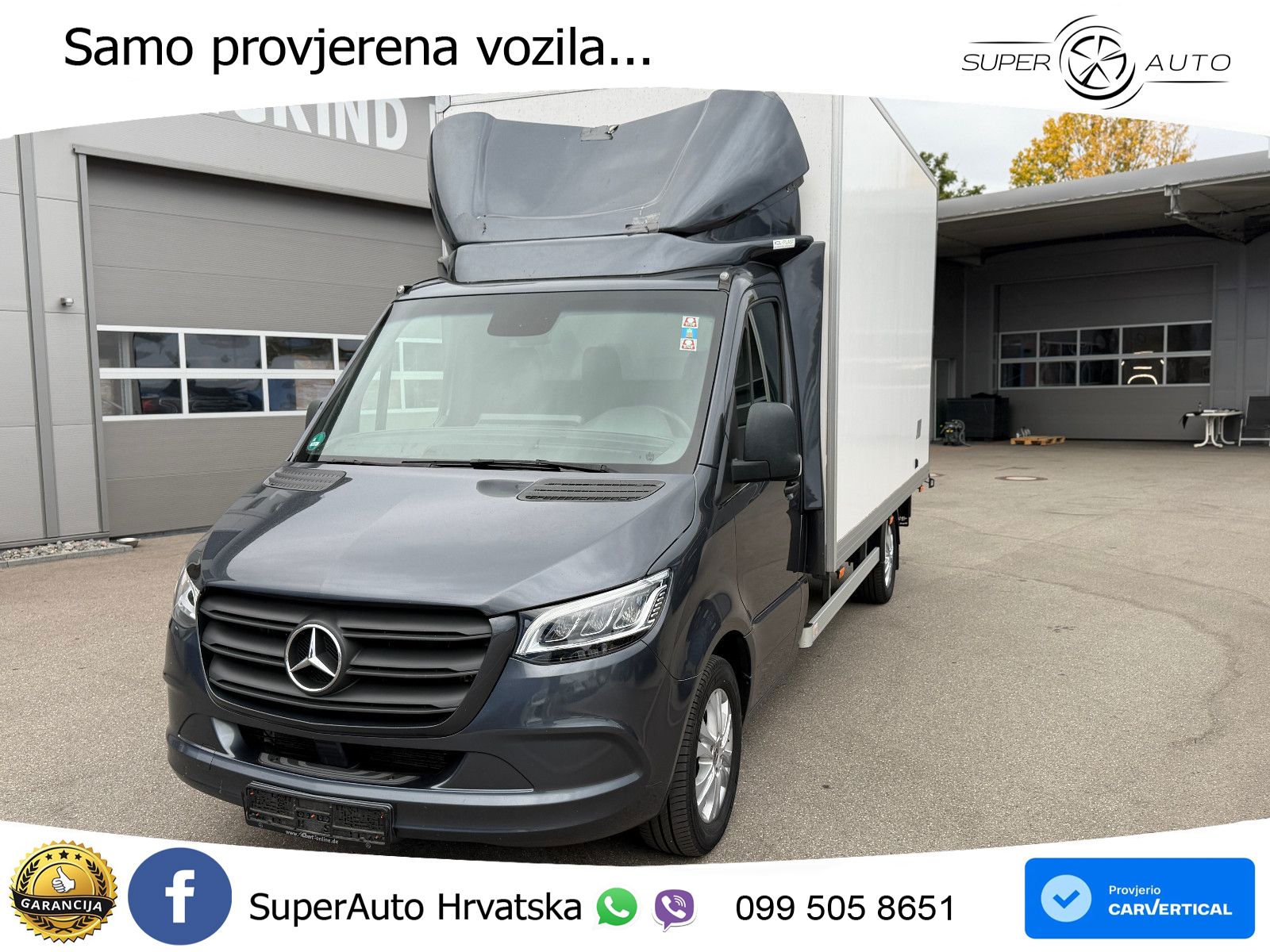 Mercedes-Benz Sprinter 319 CDI Maxi XXL Koffer 190 KS