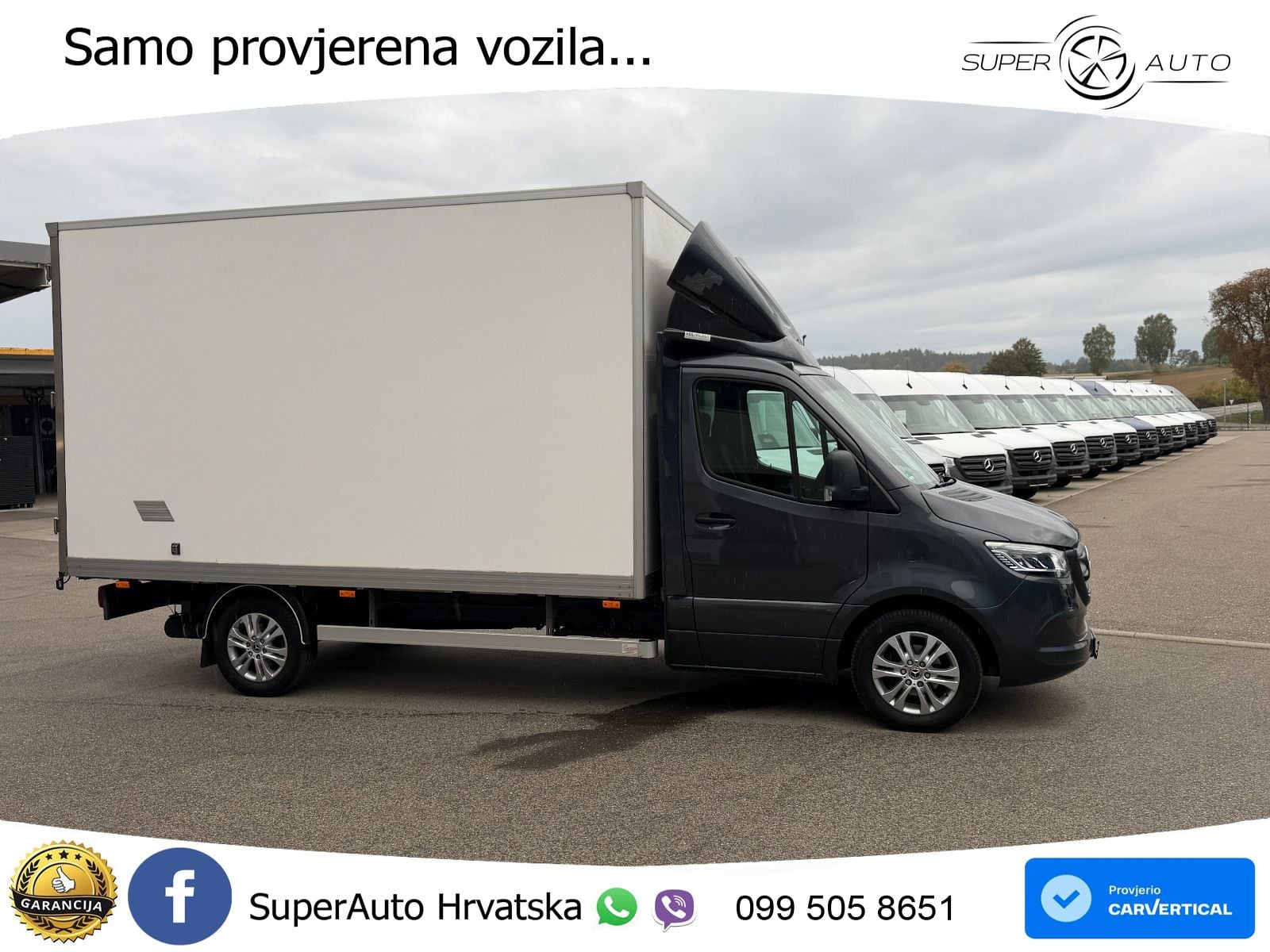 Mercedes-Benz Sprinter 319 CDI Maxi XXL Koffer 190 KS