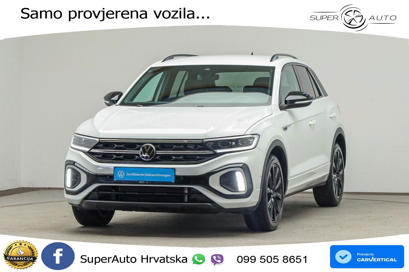 Volkswagen T-Roc 1.5 TSI (150 KS) DSG R-Line LED+GR SJED+ACC