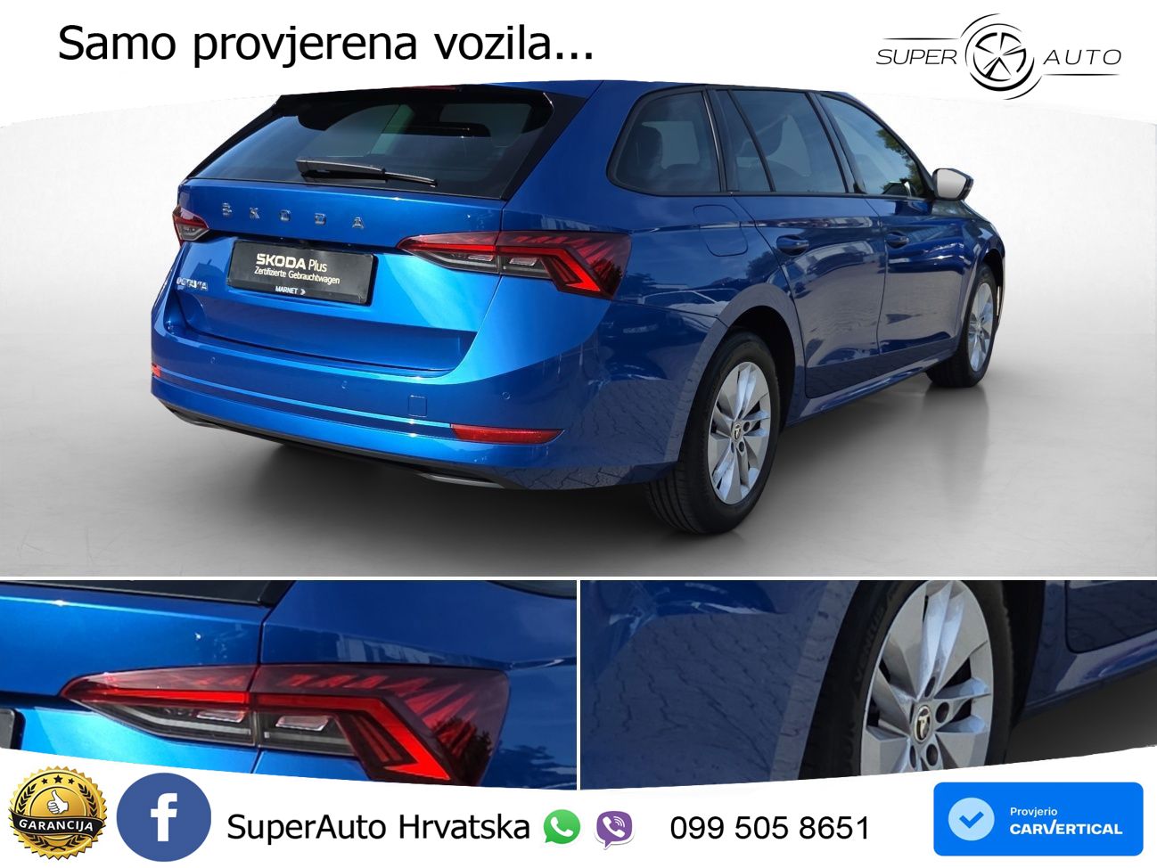 Škoda Octavia Combi 2.0 TDI (150 KS) DSG Selection LED+GR SJED+ACC