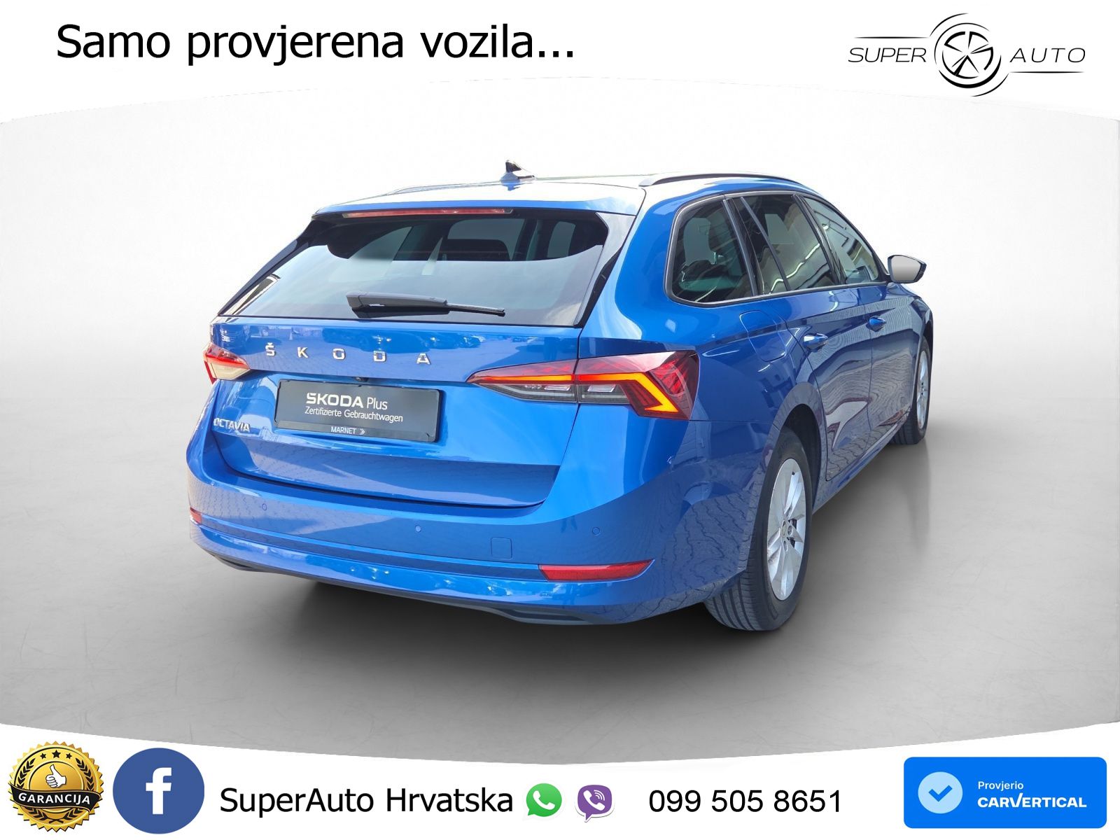 Škoda Octavia Combi 2.0 TDI (150 KS) DSG Selection LED+GR SJED+ACC