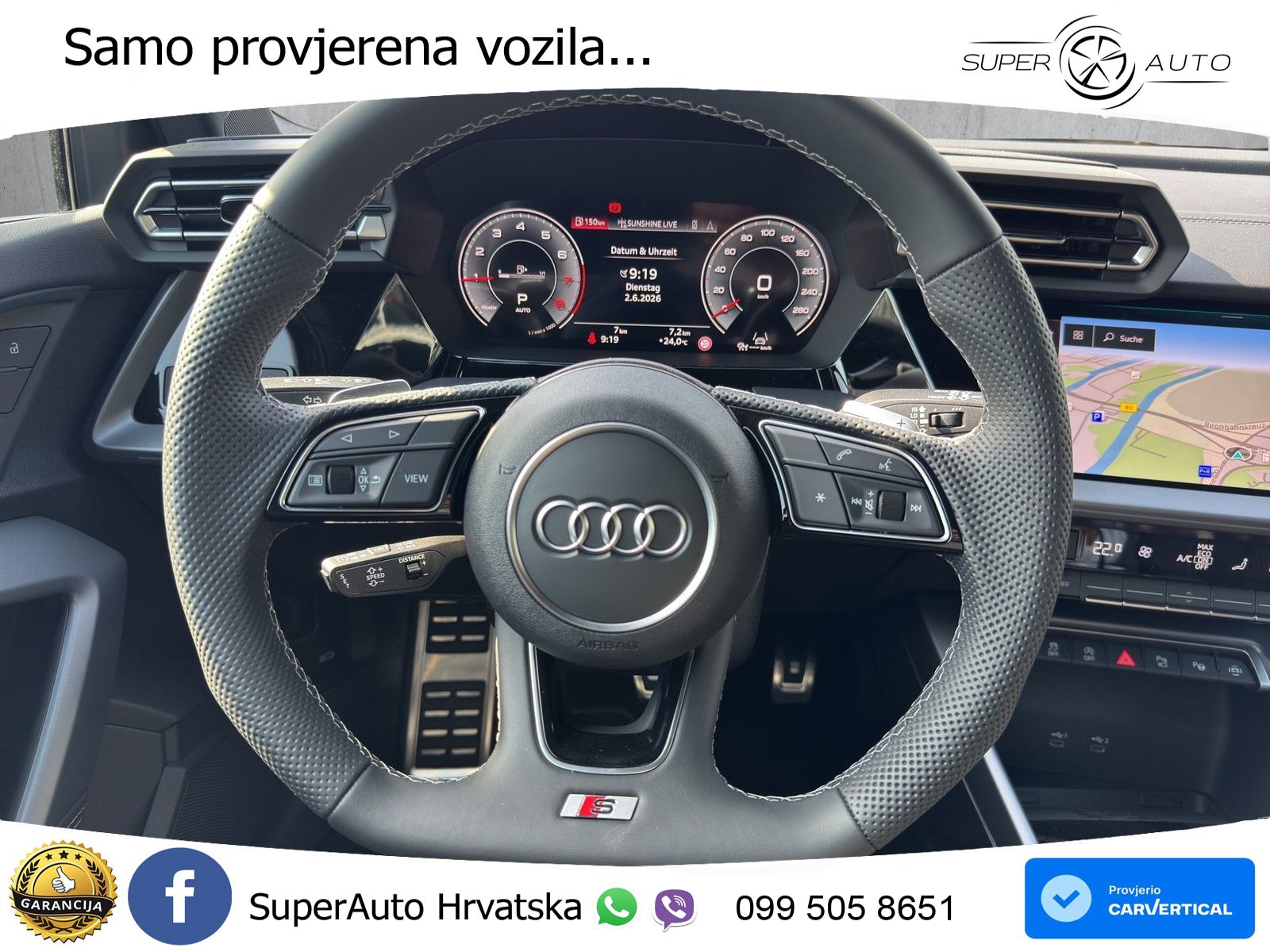 Audi A3 35 TFSI (150 KS) S tronic S line LED+GR SJED+ACC