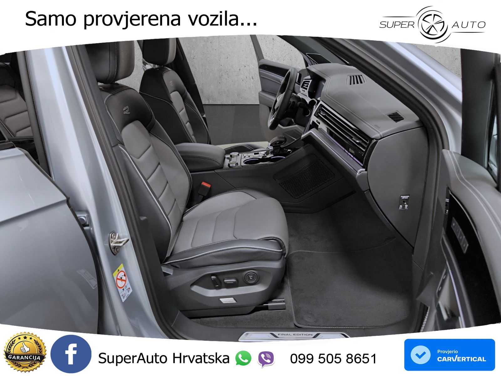 Volkswagen Touareg 3.0 V6 TDI (286 KS) 4MOTION Tiptronic ZRAČNI+ACC+GR SJED+KAM+PANO