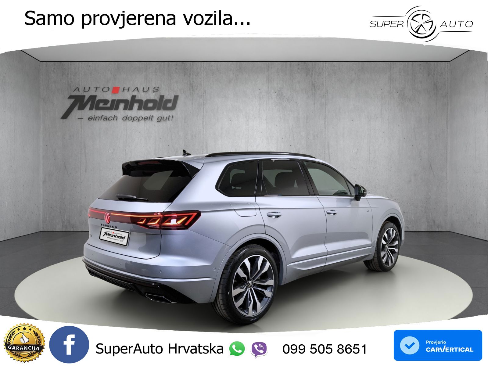 Volkswagen Touareg 3.0 V6 TDI (286 KS) 4MOTION Tiptronic ZRAČNI+ACC+GR SJED+KAM+PANO