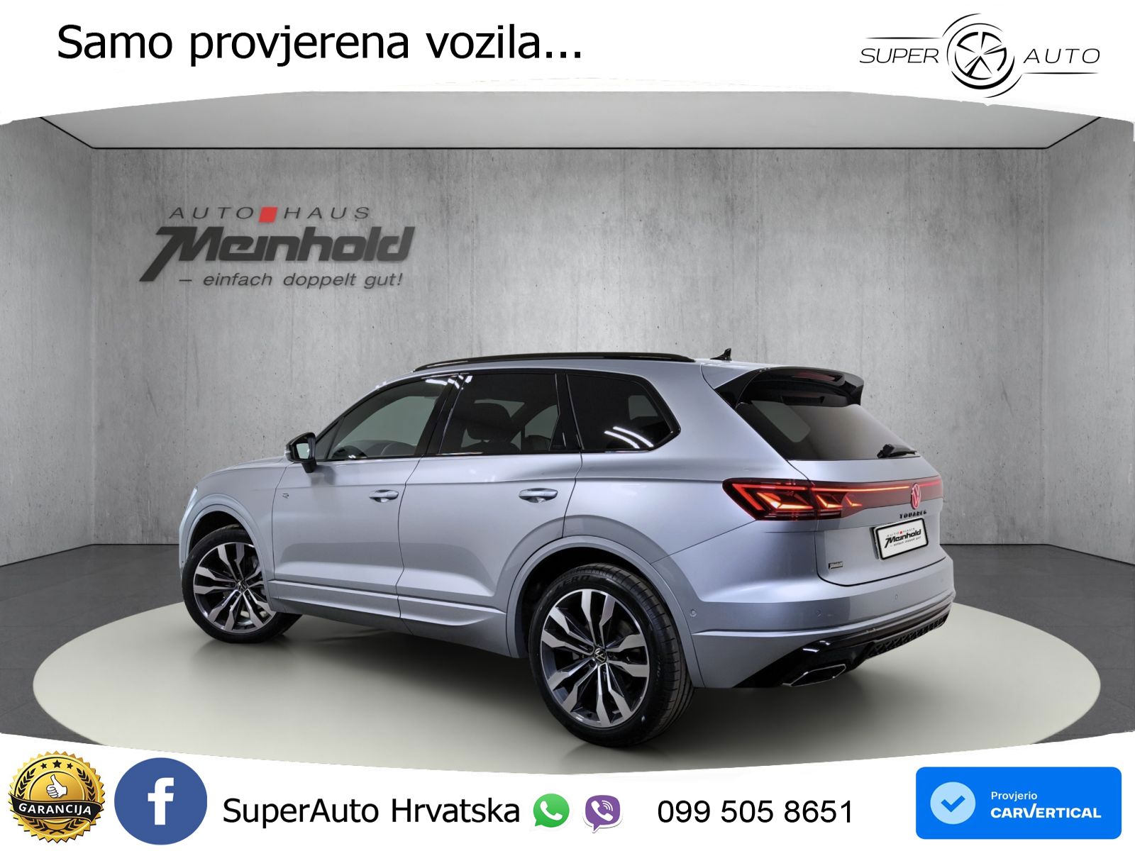 Volkswagen Touareg 3.0 V6 TDI (286 KS) 4MOTION Tiptronic ZRAČNI+ACC+GR SJED+KAM+PANO