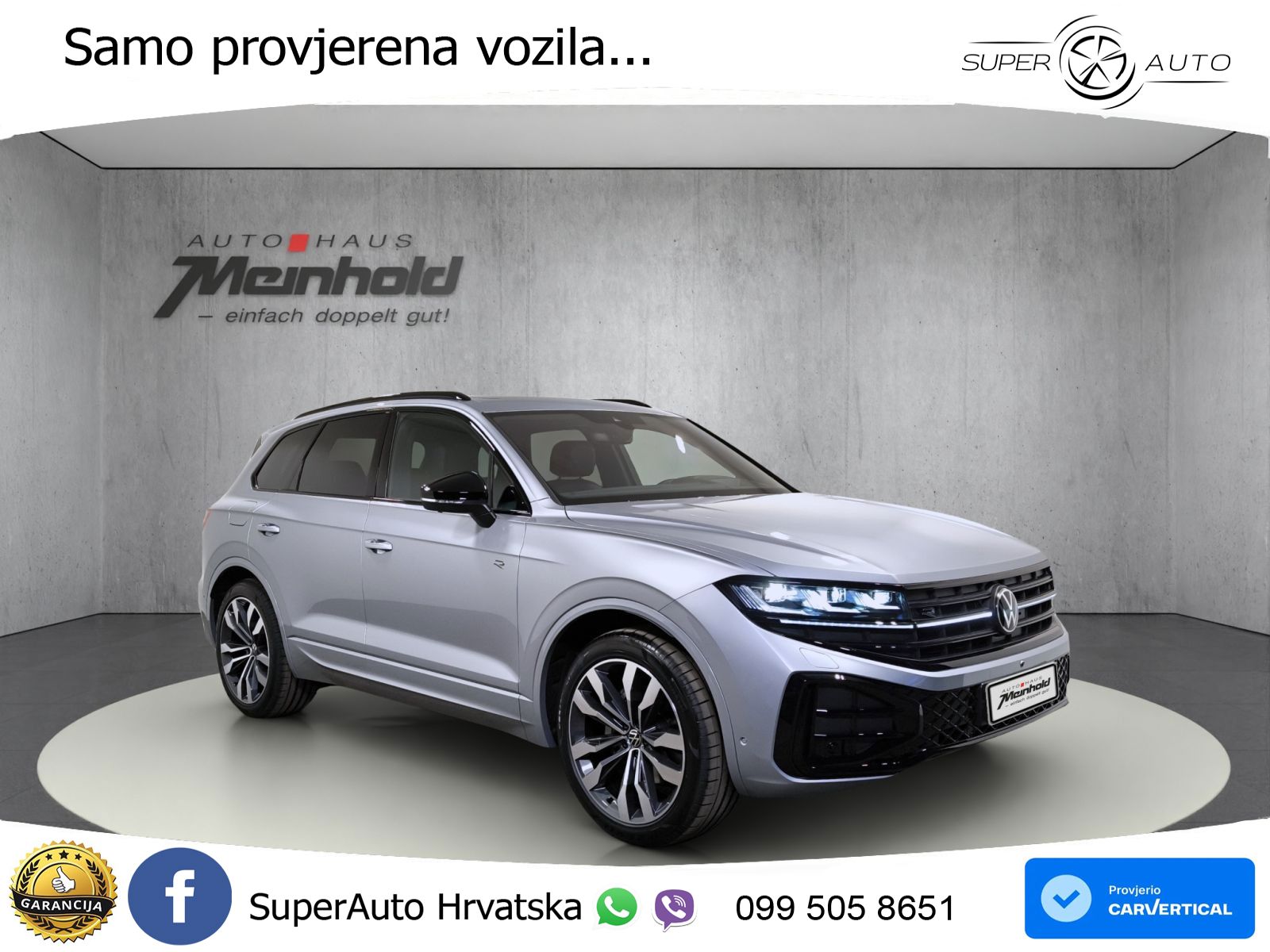 Volkswagen Touareg 3.0 V6 TDI (286 KS) 4MOTION Tiptronic ZRAČNI+ACC+GR SJED+KAM+PANO