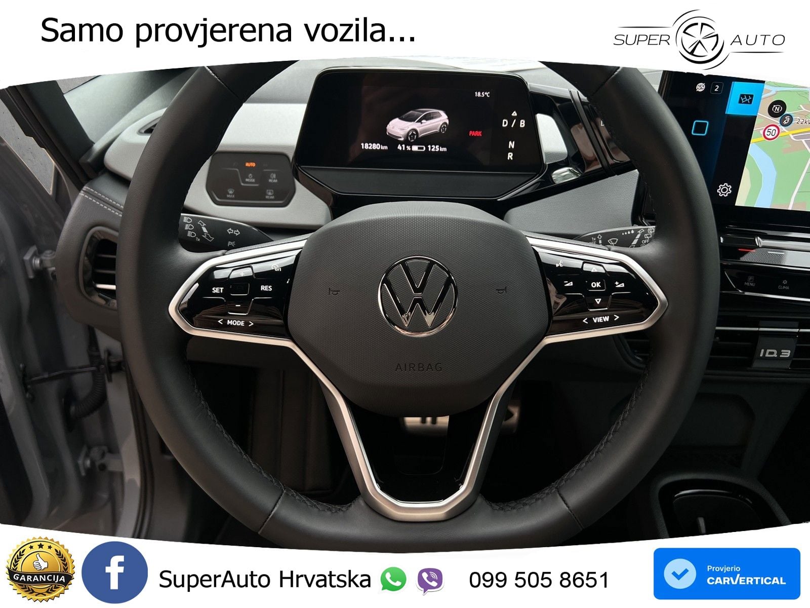 Volkswagen ID.3 Pro 62 kWh (204 KS) LED+GR SJED+ACC