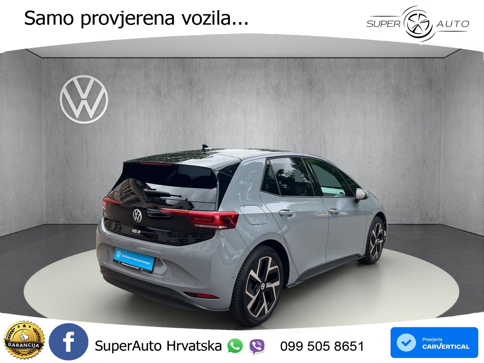 Volkswagen ID.3 Pro 62 kWh (204 KS) LED+GR SJED+ACC