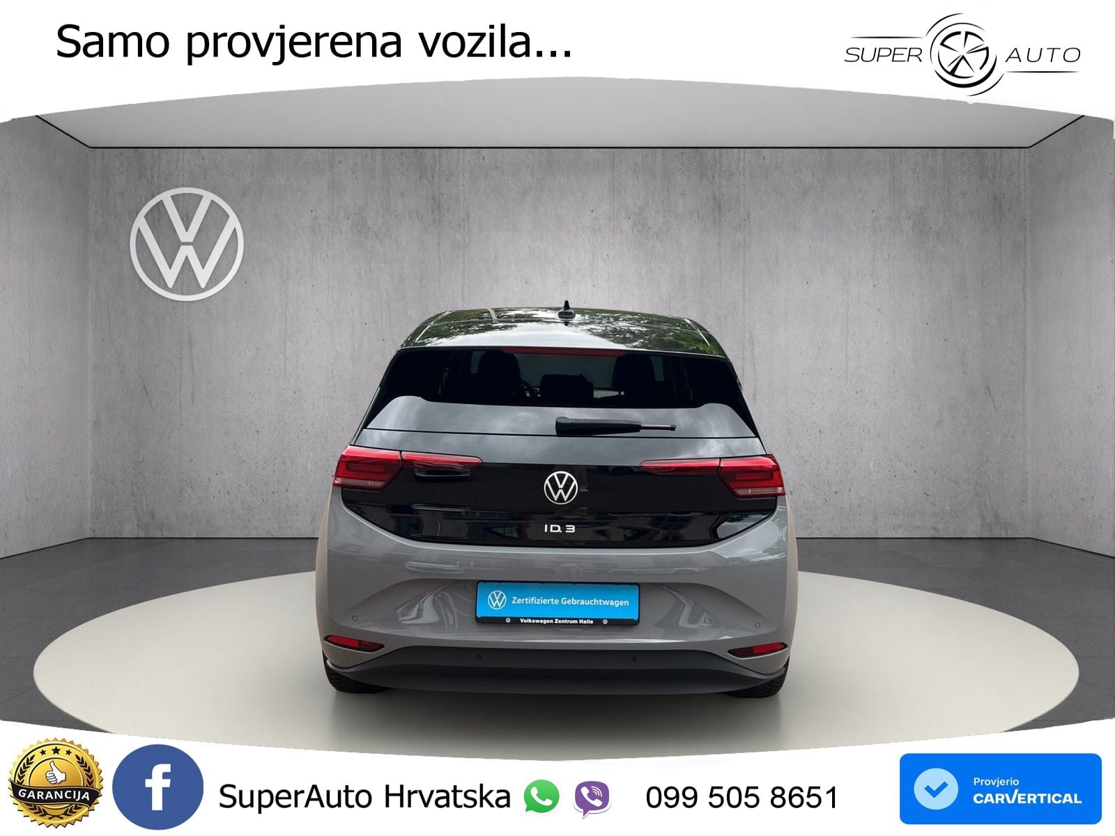 Volkswagen ID.3 Pro 62 kWh (204 KS) LED+GR SJED+ACC