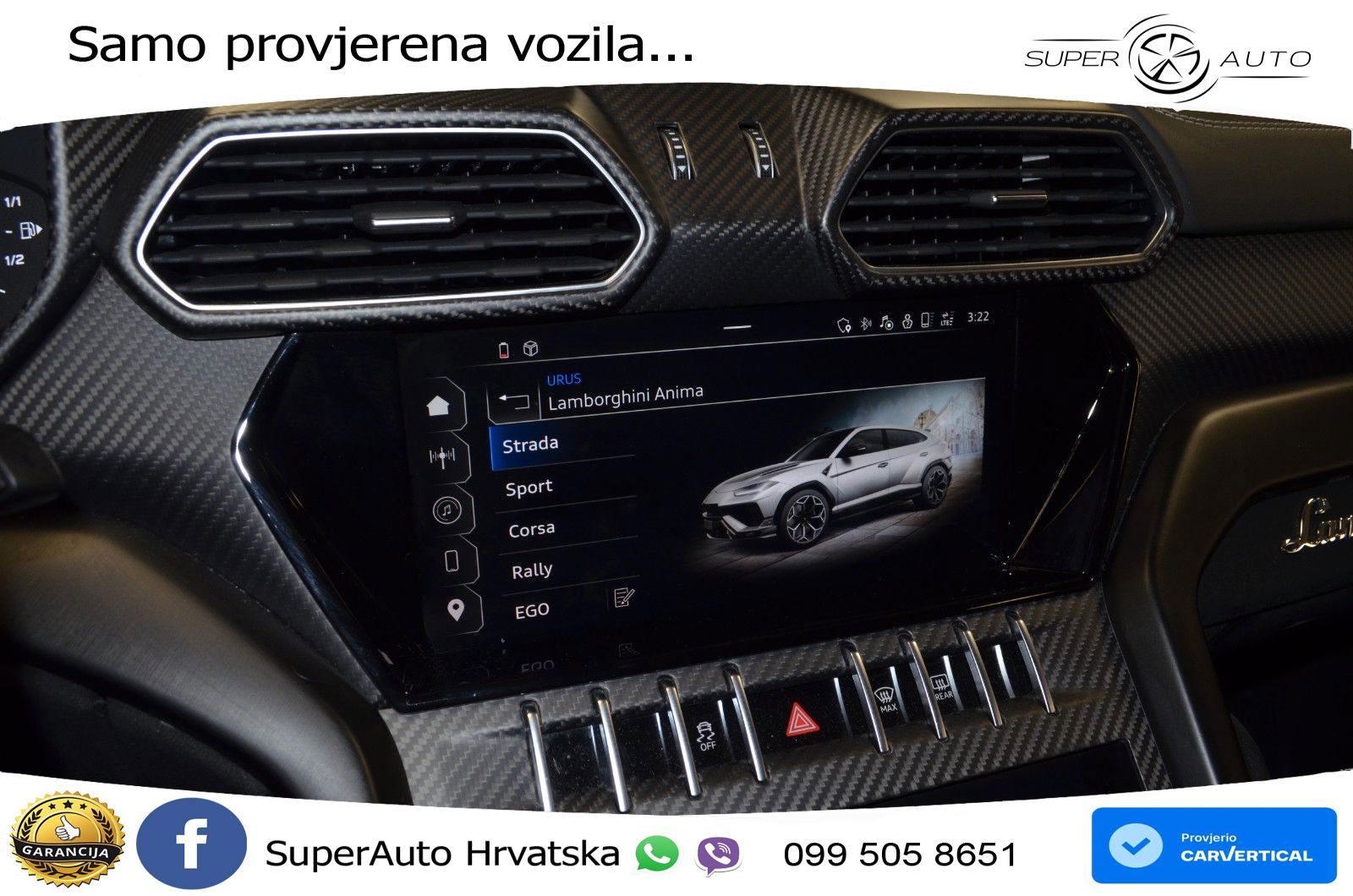 Lamborghini Urus S 4.0 V8 (666 KS) 4WD Automatic LED+GR SJED+ACC