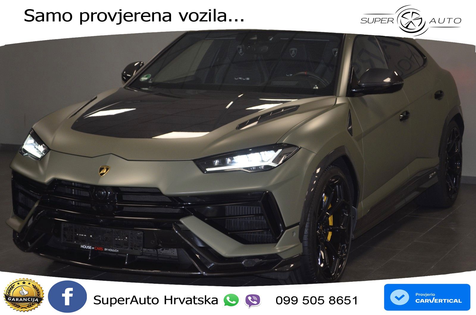 Lamborghini Urus S 4.0 V8 (666 KS) 4WD Automatic LED+GR SJED+ACC
