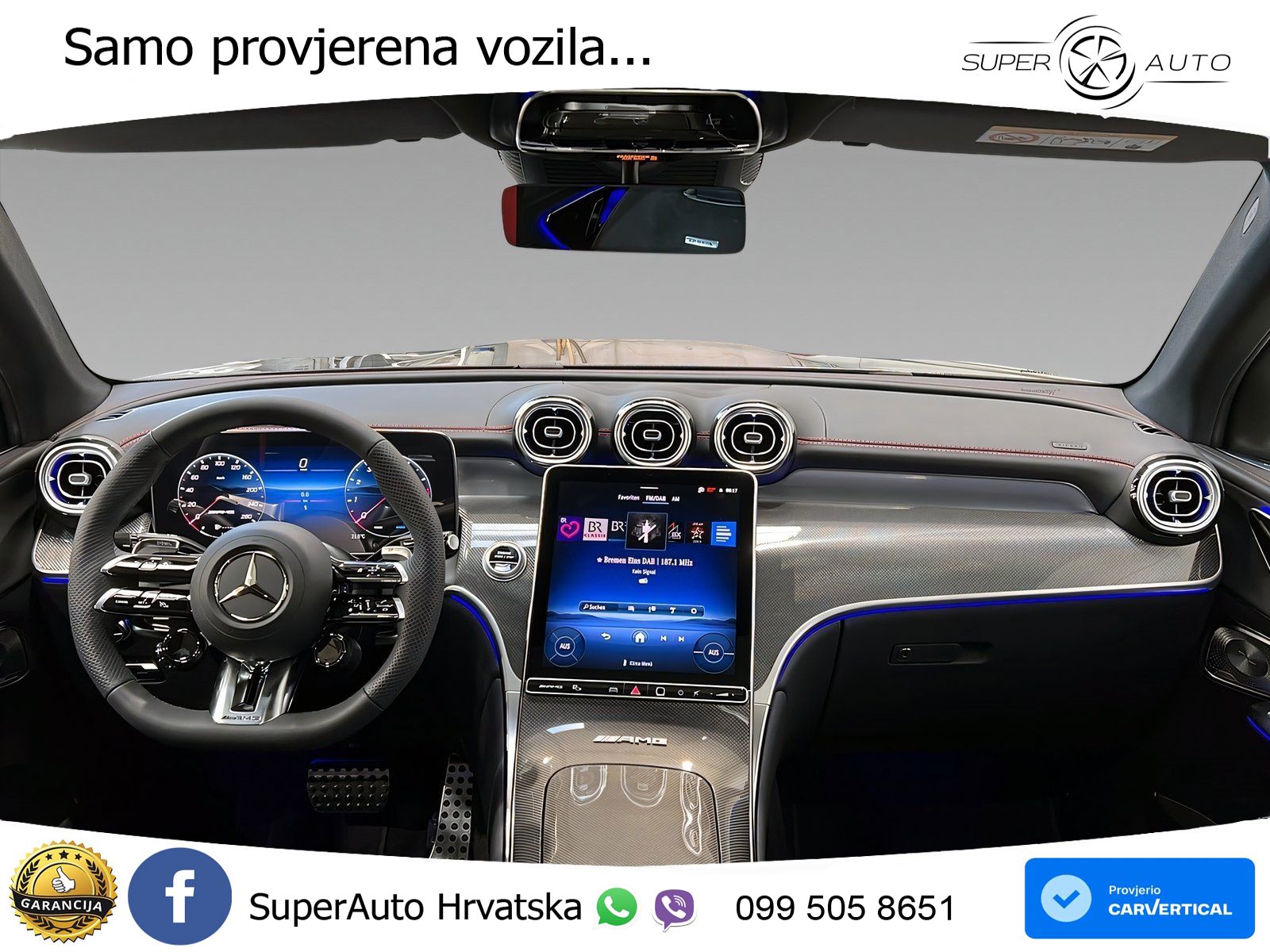 Mercedes AMG GLC 53 (449 KS) 4MATIC+ AMG SPEEDSHIFT TCT 9G ACC+GR SJED+360+PANO