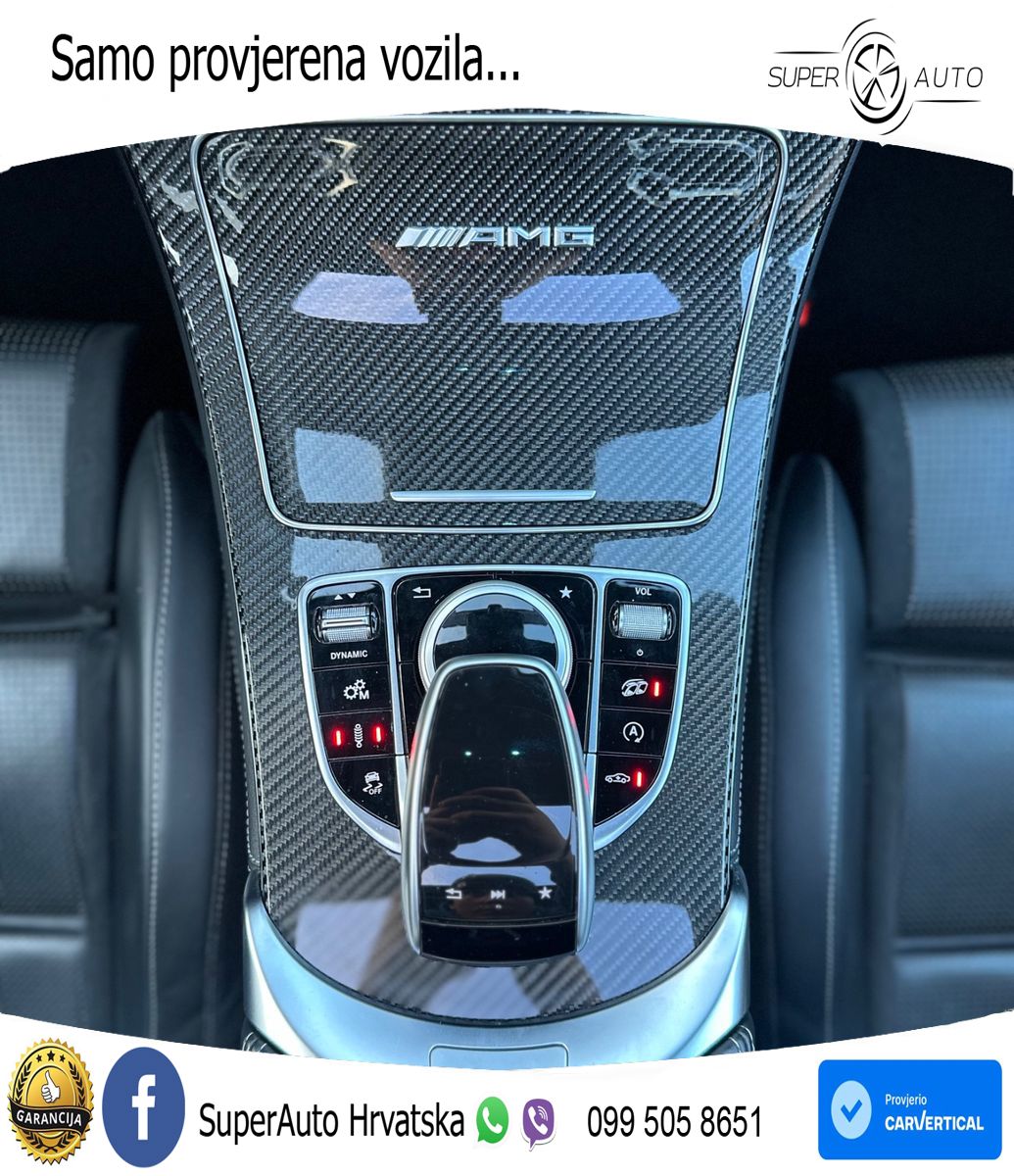 Mercedes AMG GLC 63 S V8 (510 KS) 4MATIC+ MCT ZRAČNI+ACC+GR SJED+KAM+PANO