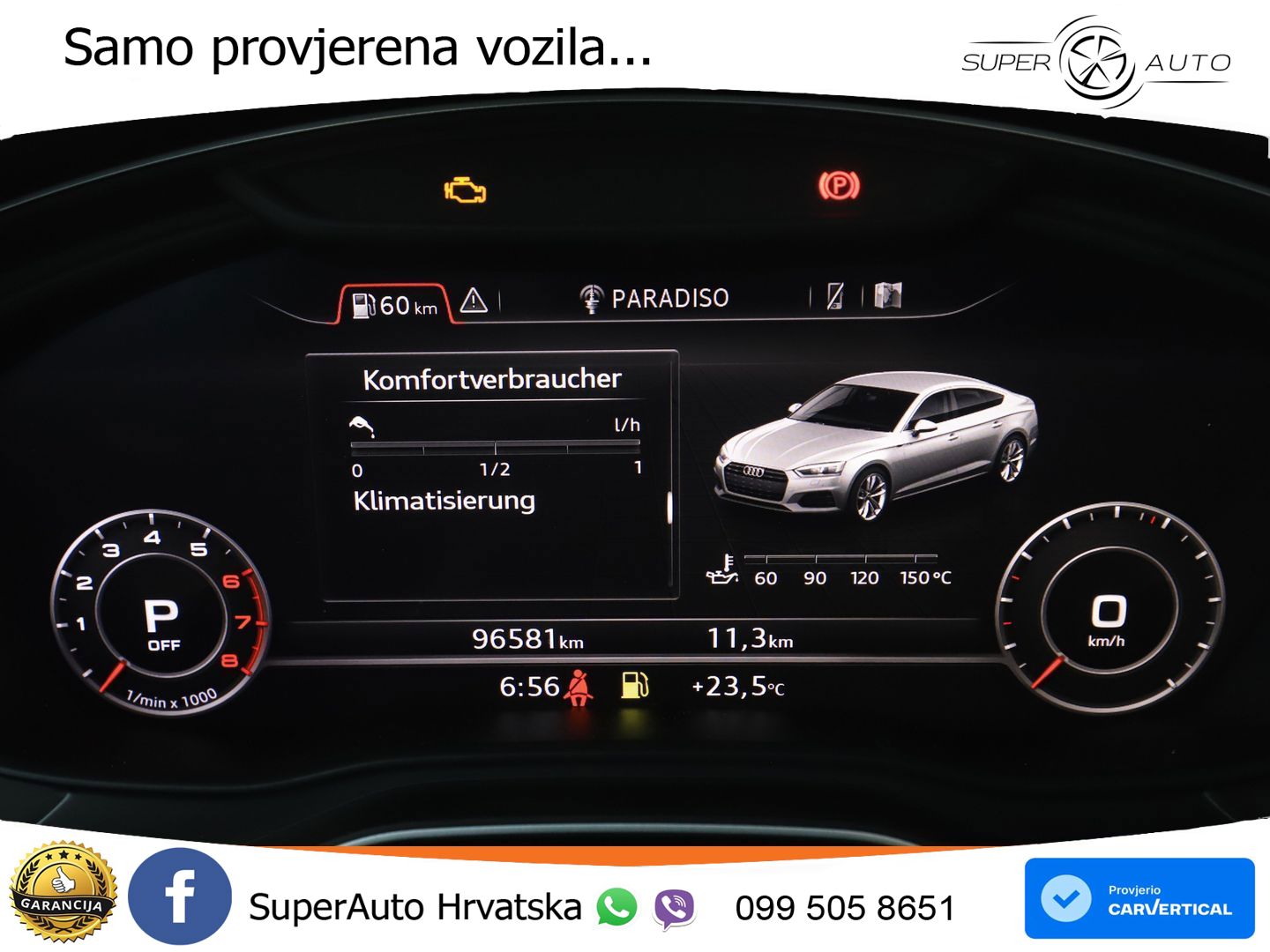 Audi A5 Sportback 40 TFSI (190 KS) S tronic LED+GR SJED+ACC
