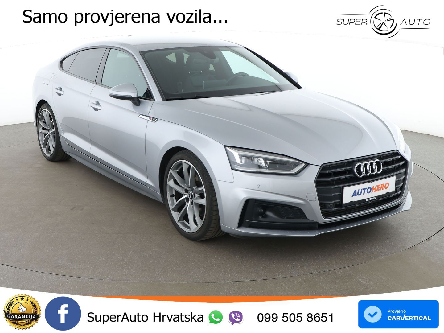 Audi A5 Sportback 40 TFSI (190 KS) S tronic LED+GR SJED+ACC
