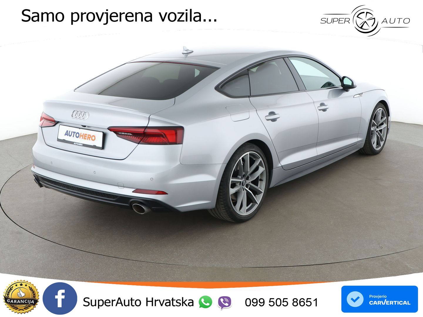 Audi A5 Sportback 40 TFSI (190 KS) S tronic LED+GR SJED+ACC