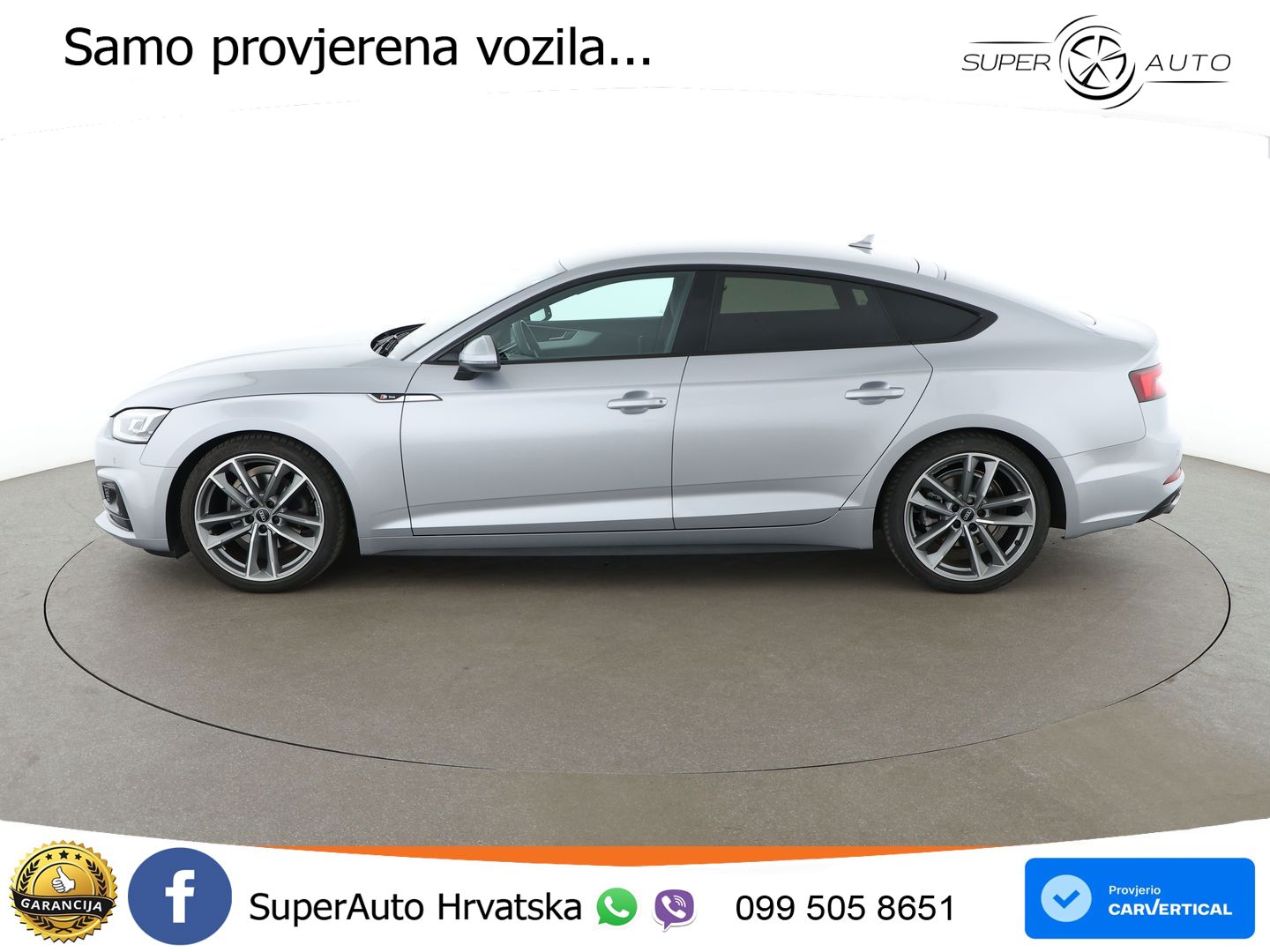 Audi A5 Sportback 40 TFSI (190 KS) S tronic LED+GR SJED+ACC