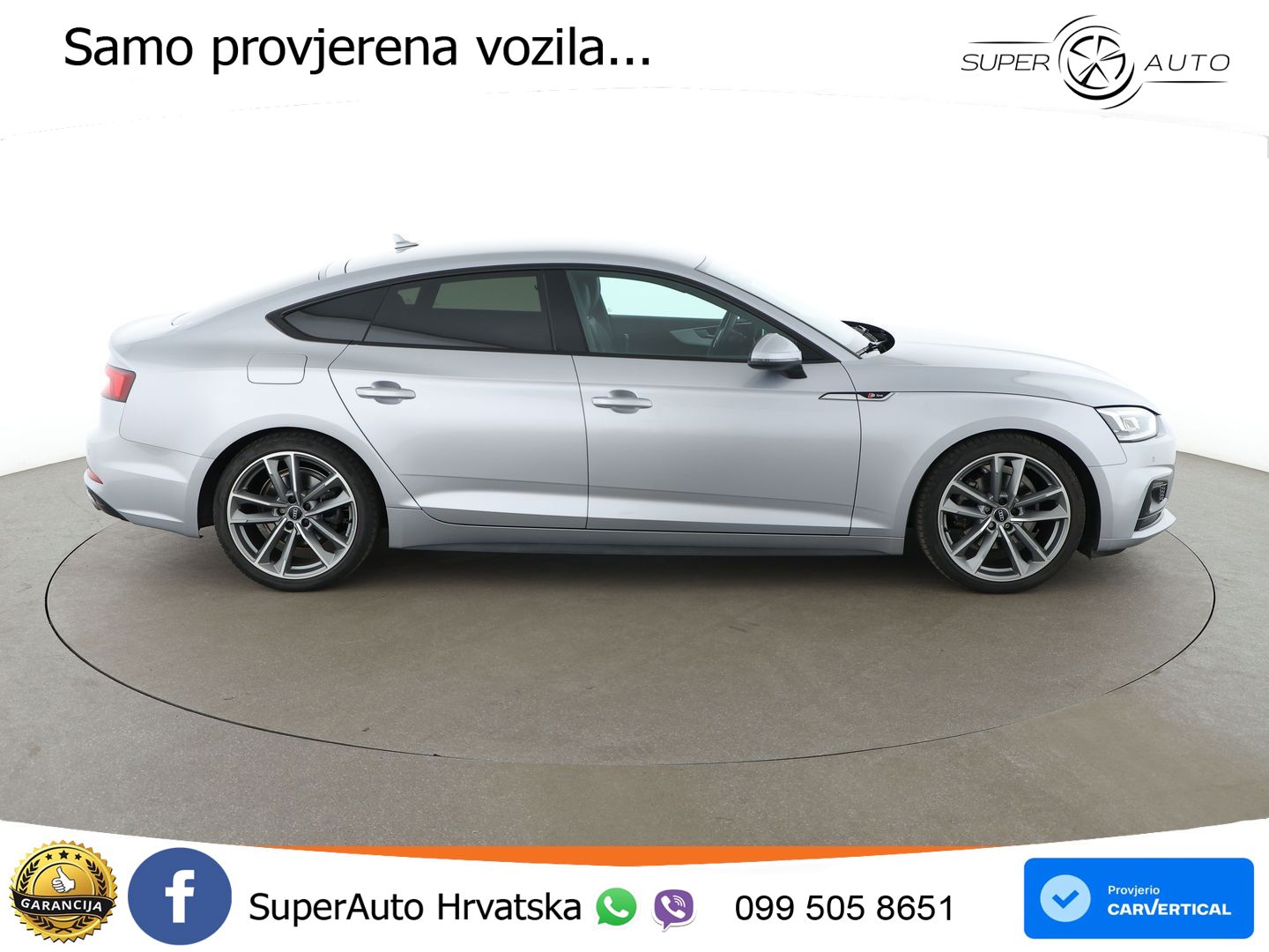 Audi A5 Sportback 40 TFSI (190 KS) S tronic LED+GR SJED+ACC