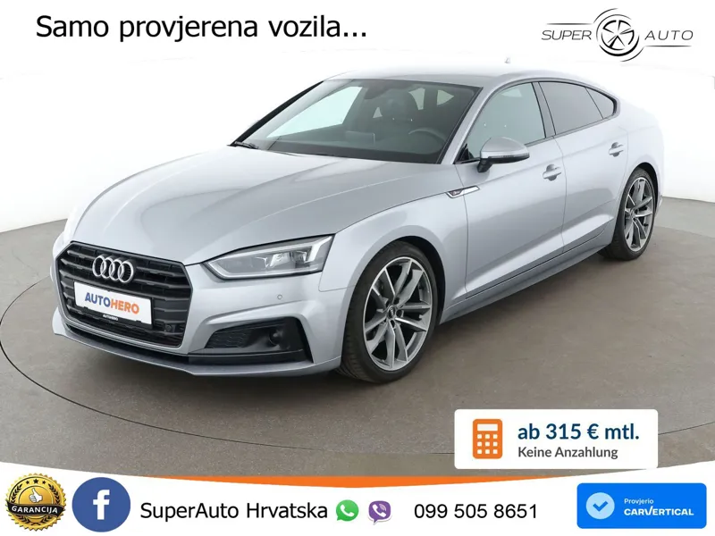 Audi A5 Sportback 40 TFSI (190 KS) S tronic LED+GR SJED+ACC