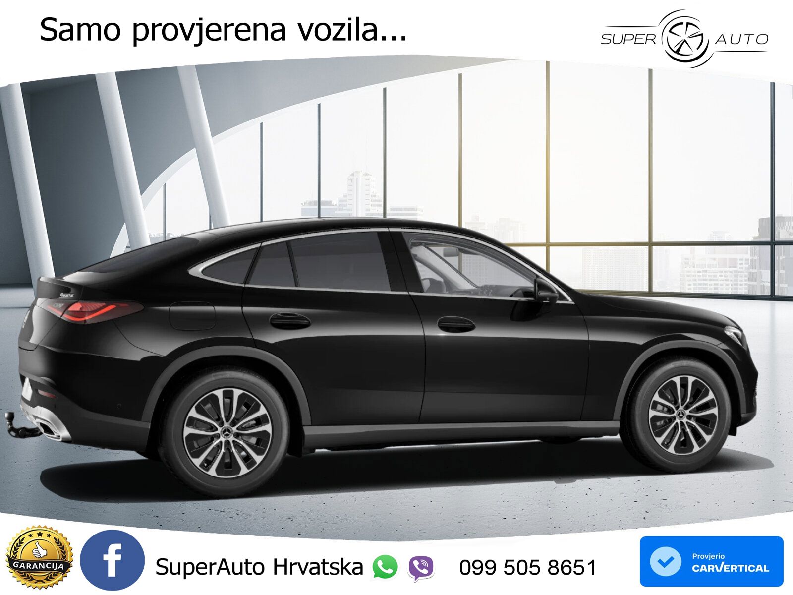 Mercedes GLC Coupe 200 (204 KS) 4MATIC 9G-TRONIC LED+GR SJED+ACC