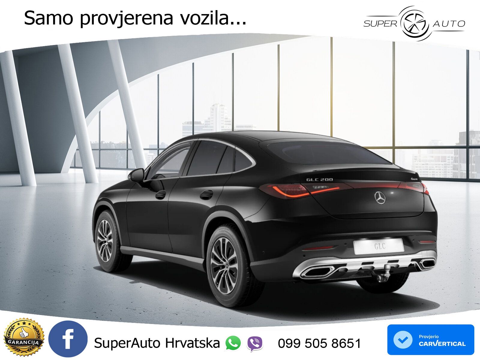 Mercedes GLC Coupe 200 (204 KS) 4MATIC 9G-TRONIC LED+GR SJED+ACC