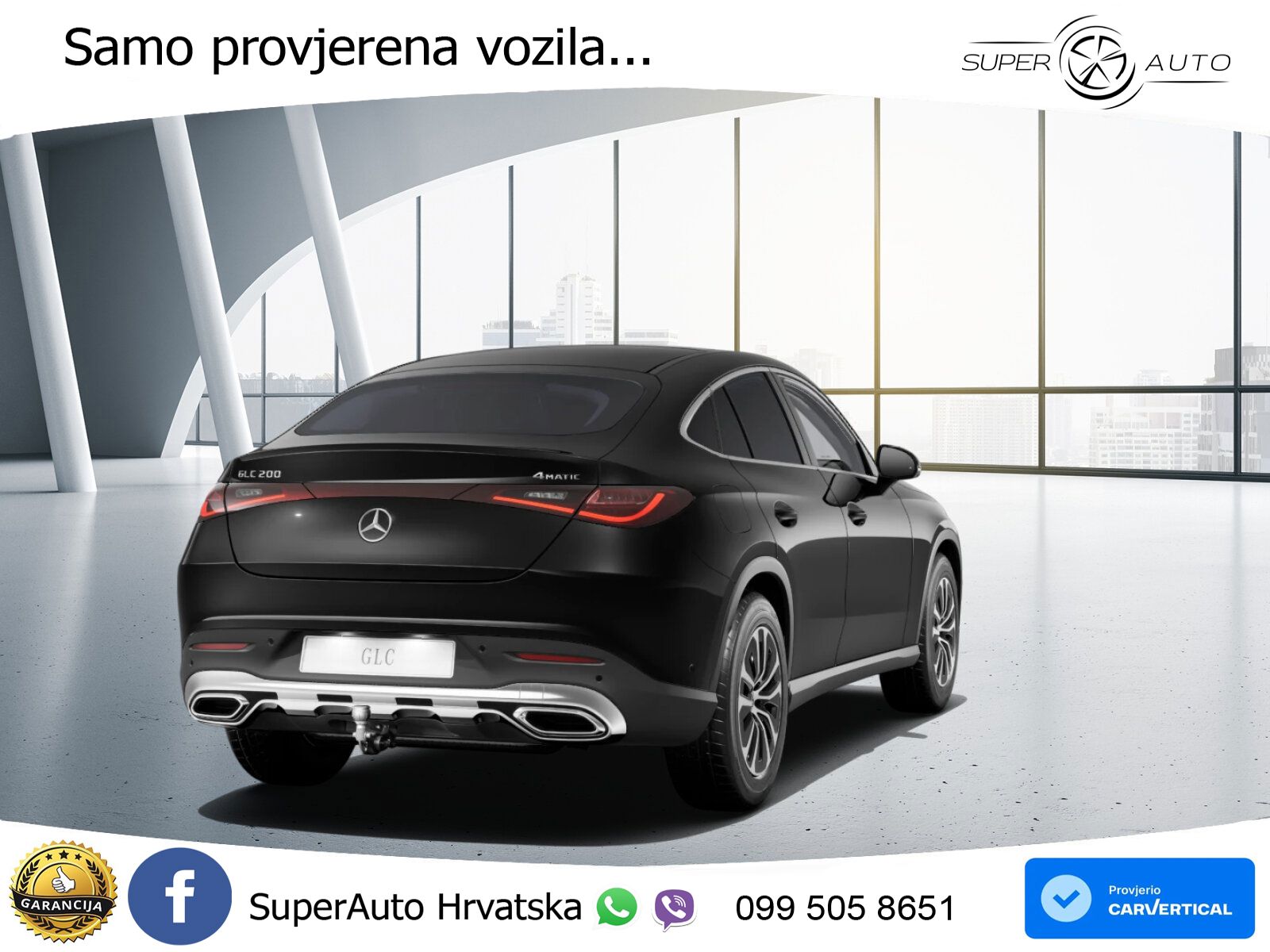 Mercedes GLC Coupe 200 (204 KS) 4MATIC 9G-TRONIC LED+GR SJED+ACC
