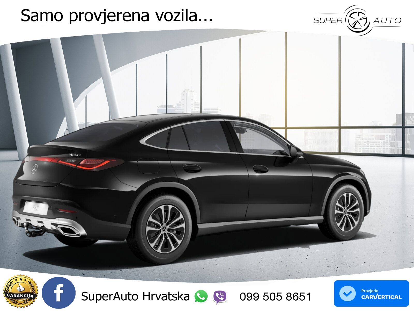 Mercedes GLC Coupe 200 (204 KS) 4MATIC 9G-TRONIC LED+GR SJED+ACC