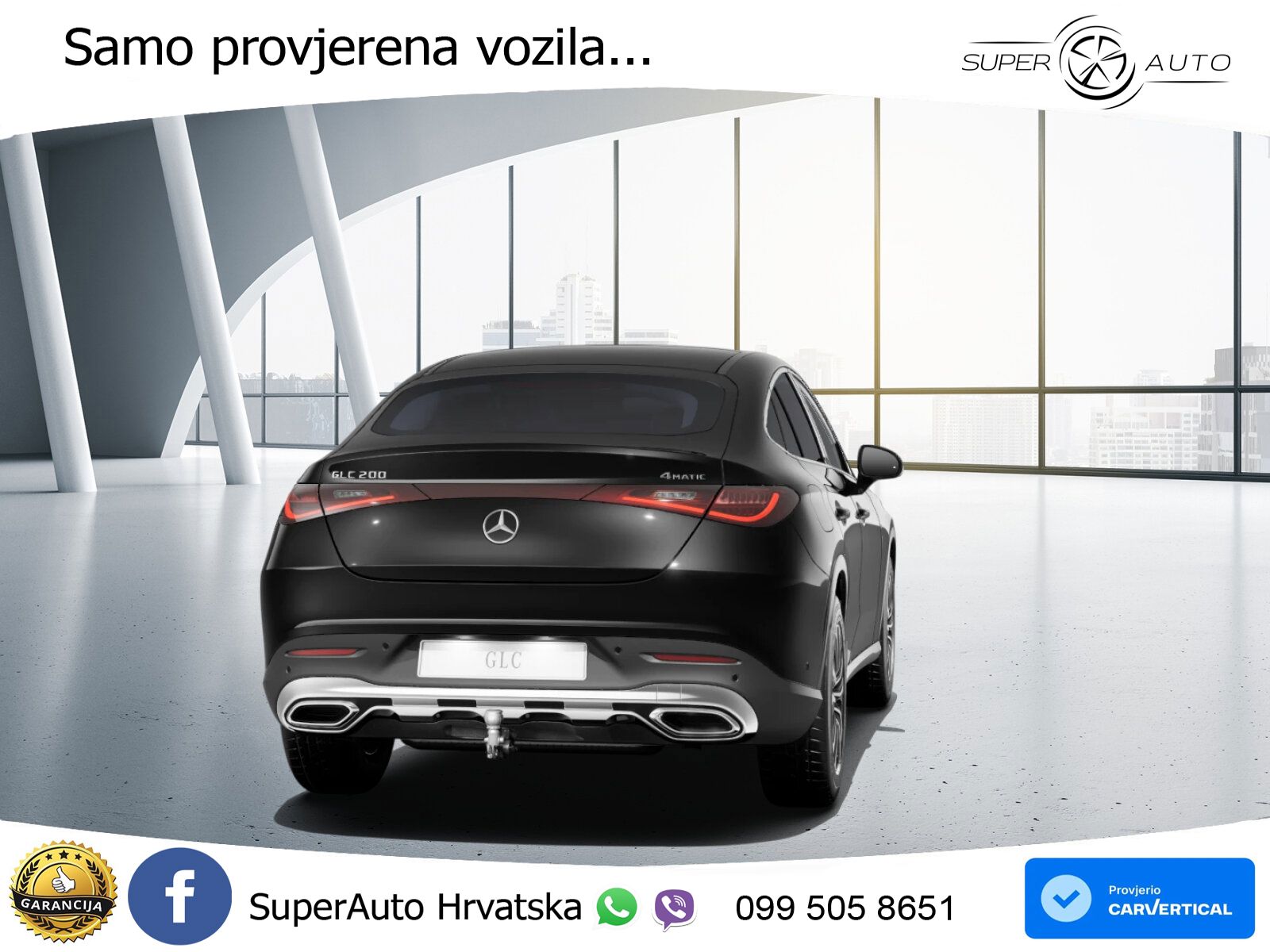 Mercedes GLC Coupe 200 (204 KS) 4MATIC 9G-TRONIC LED+GR SJED+ACC