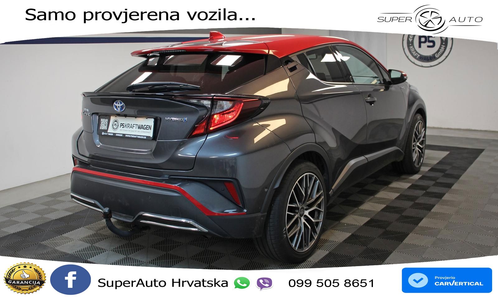 Toyota C-HR 2.0 (184 KS) Hybrid e-CVT LED+GR SJED+ACC