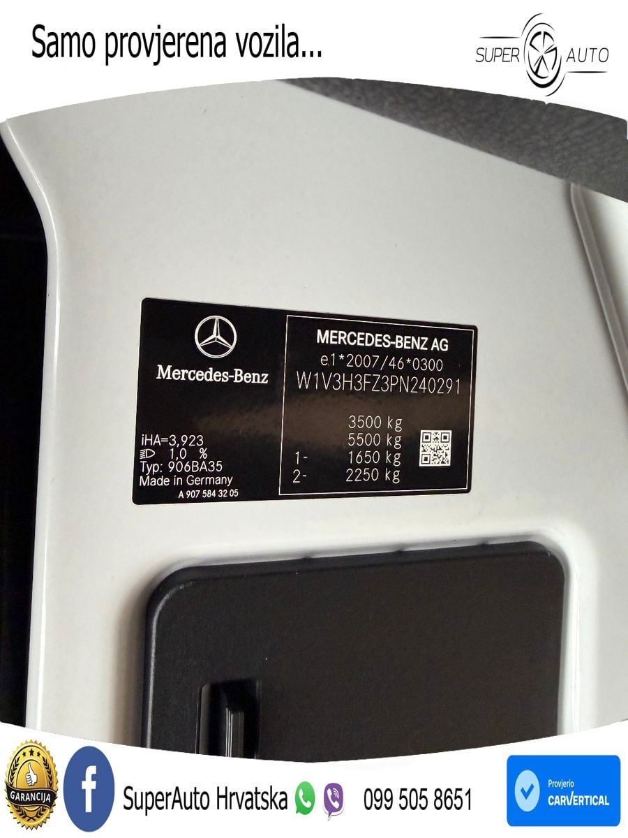 Mercedes-Benz Sprinter 315CDI Koffer 3,5t Ladebordwand XL-Hoch 150 KS