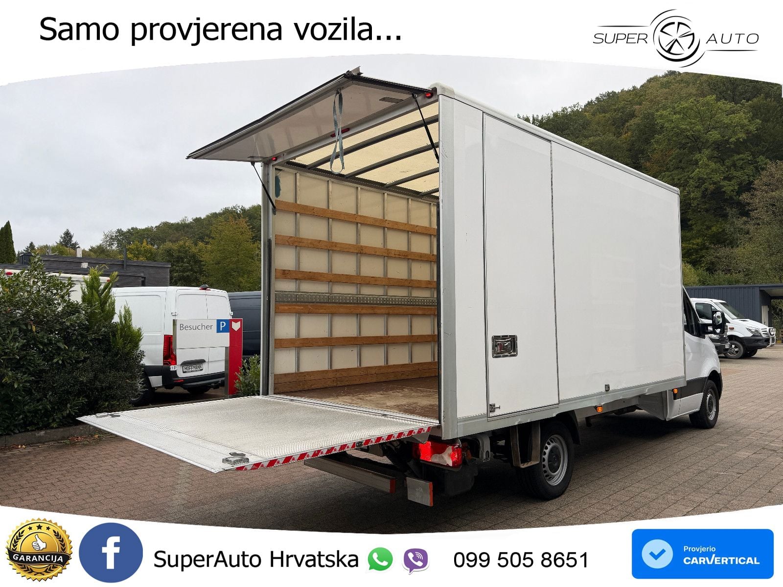 Mercedes-Benz Sprinter 315CDI Koffer 3,5t Ladebordwand XL-Hoch 150 KS