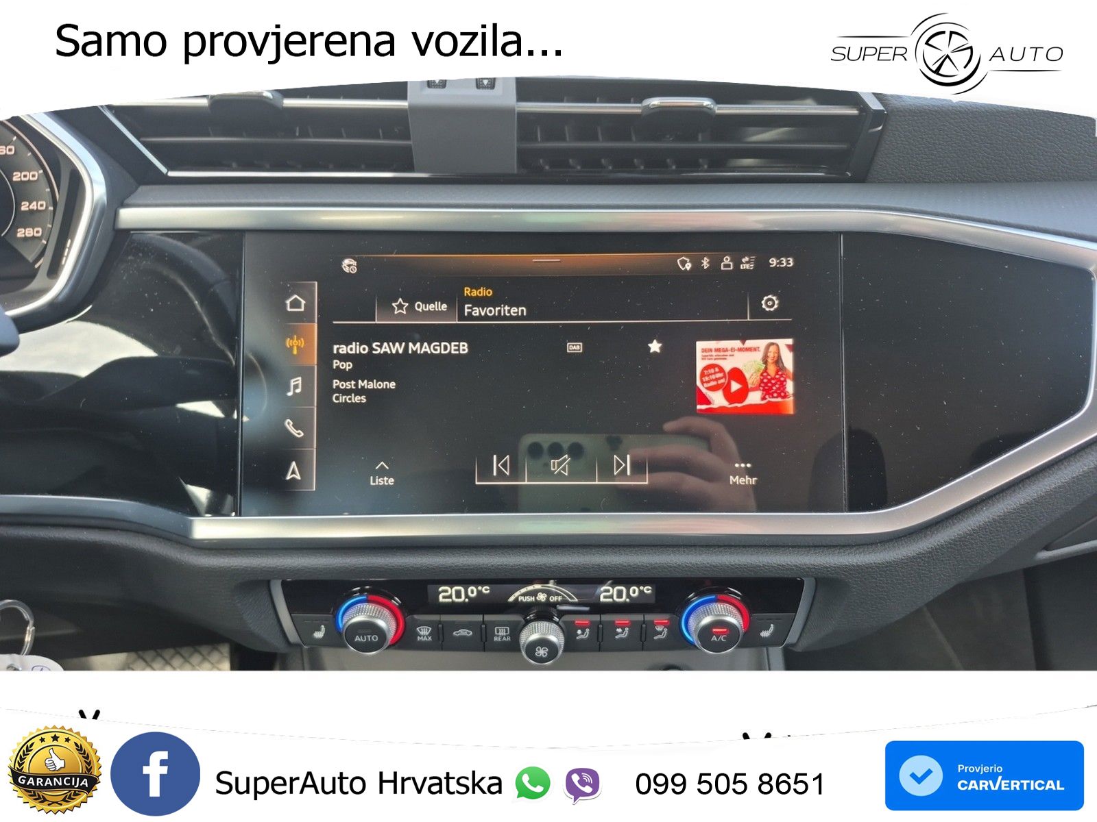Audi Q3 40 TFSI (190 KS) quattro S tronic S line LED+GR SJED+ACC