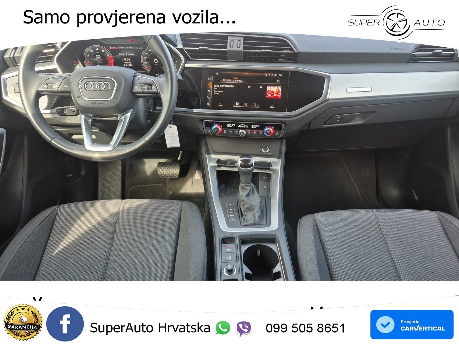 Audi Q3 40 TFSI (190 KS) quattro S tronic S line LED+GR SJED+ACC