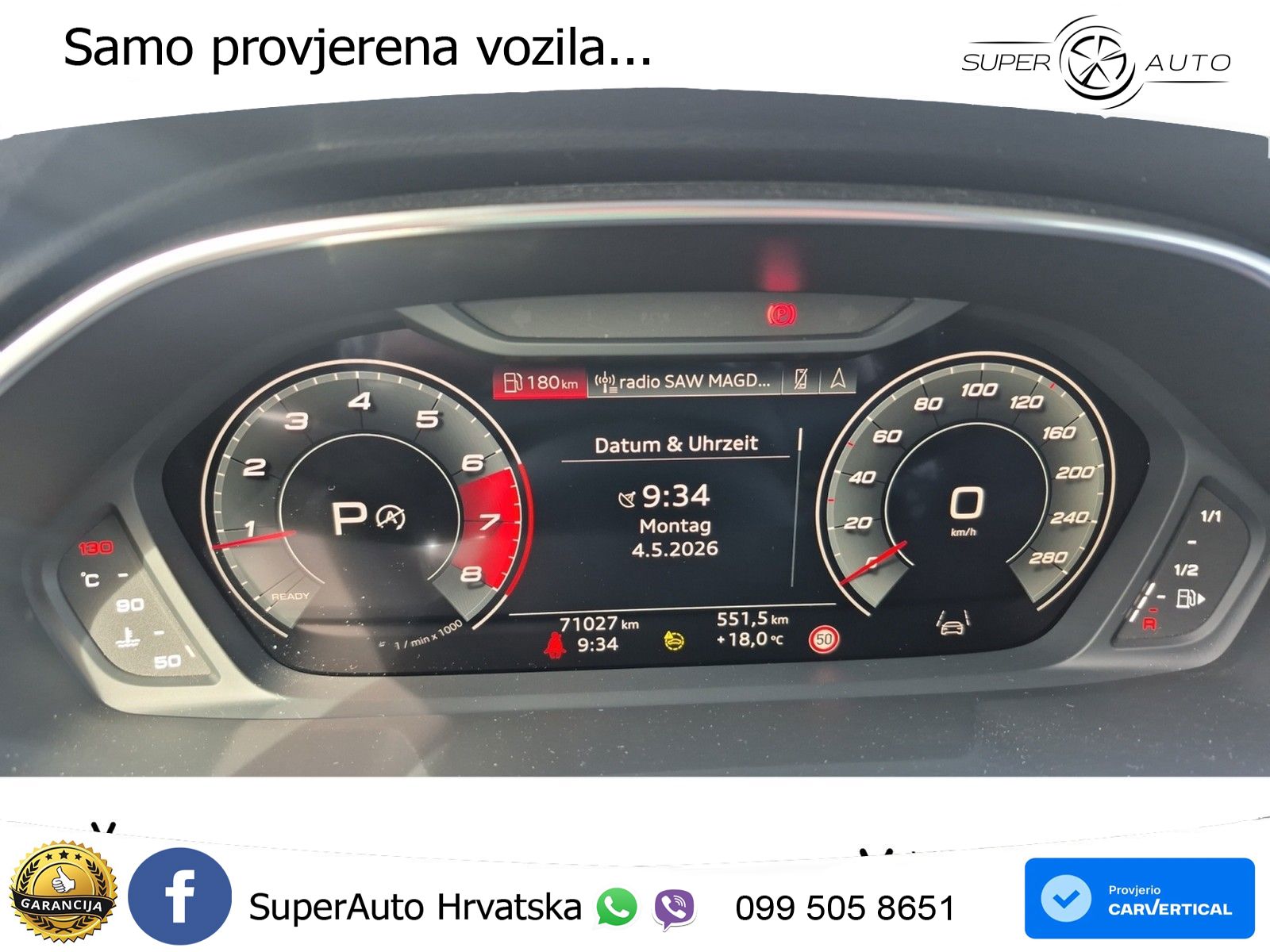Audi Q3 40 TFSI (190 KS) quattro S tronic S line LED+GR SJED+ACC
