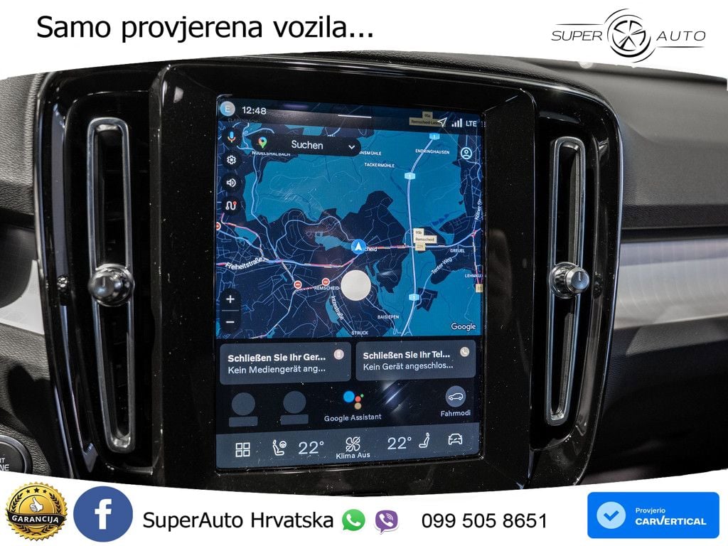 Volvo XC40 2.0 B3 163 KS Automatic LED+GR SJED+ACC