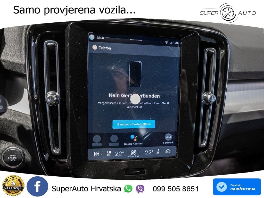 Volvo XC40 2.0 B3 163 KS Automatic LED+GR SJED+ACC