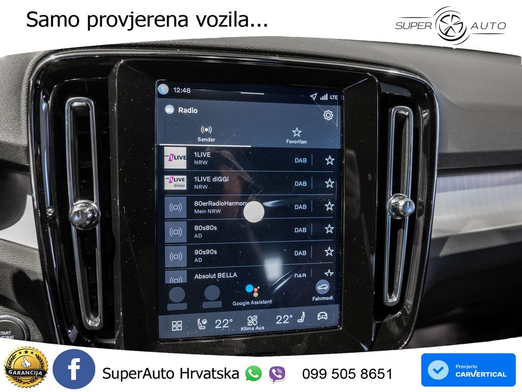 Volvo XC40 2.0 B3 163 KS Automatic LED+GR SJED+ACC
