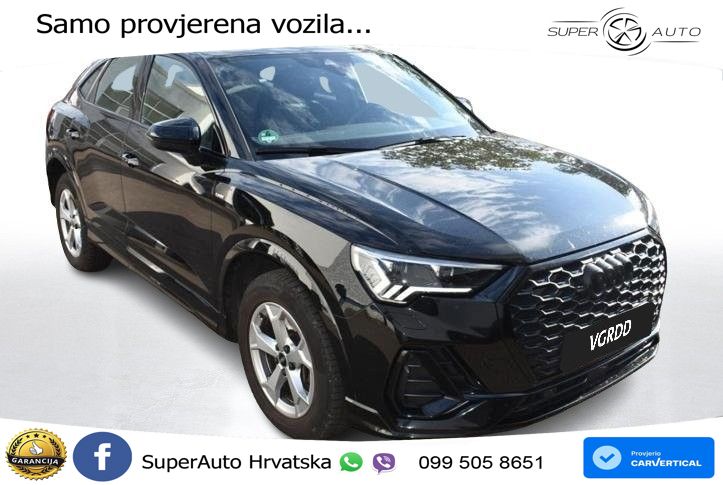 Audi Q3 Sportback 45 TFSIe (245 KS) S tronic S line MATRIX+GR SJED+KAM