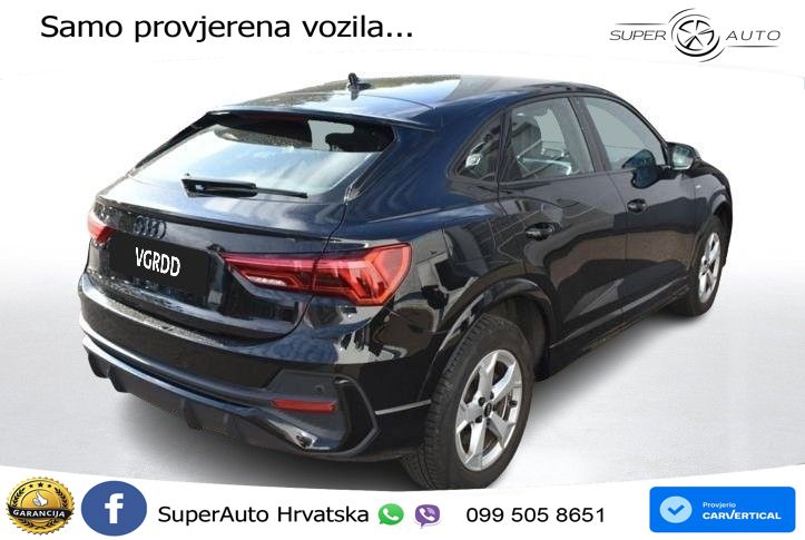 Audi Q3 Sportback 45 TFSIe (245 KS) S tronic S line MATRIX+GR SJED+KAM