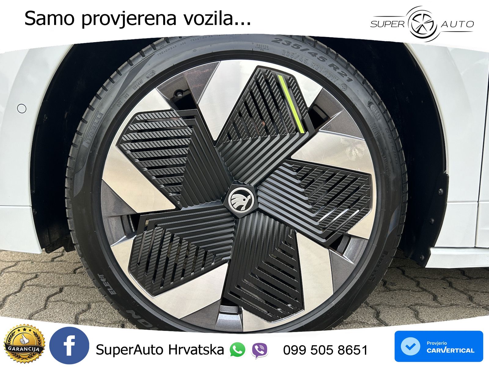 Škoda Enyaq iV RS 82 kWh (340 KS) AWD Lounge MATRIX+GR SJED+KAM