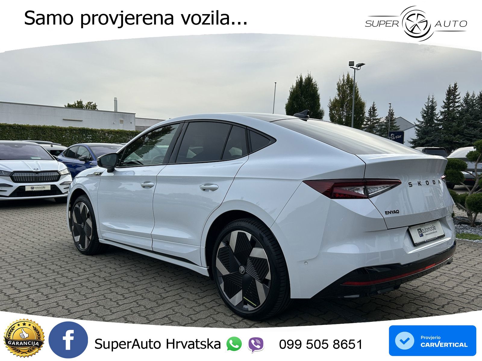 Škoda Enyaq iV RS 82 kWh (340 KS) AWD Lounge MATRIX+GR SJED+KAM