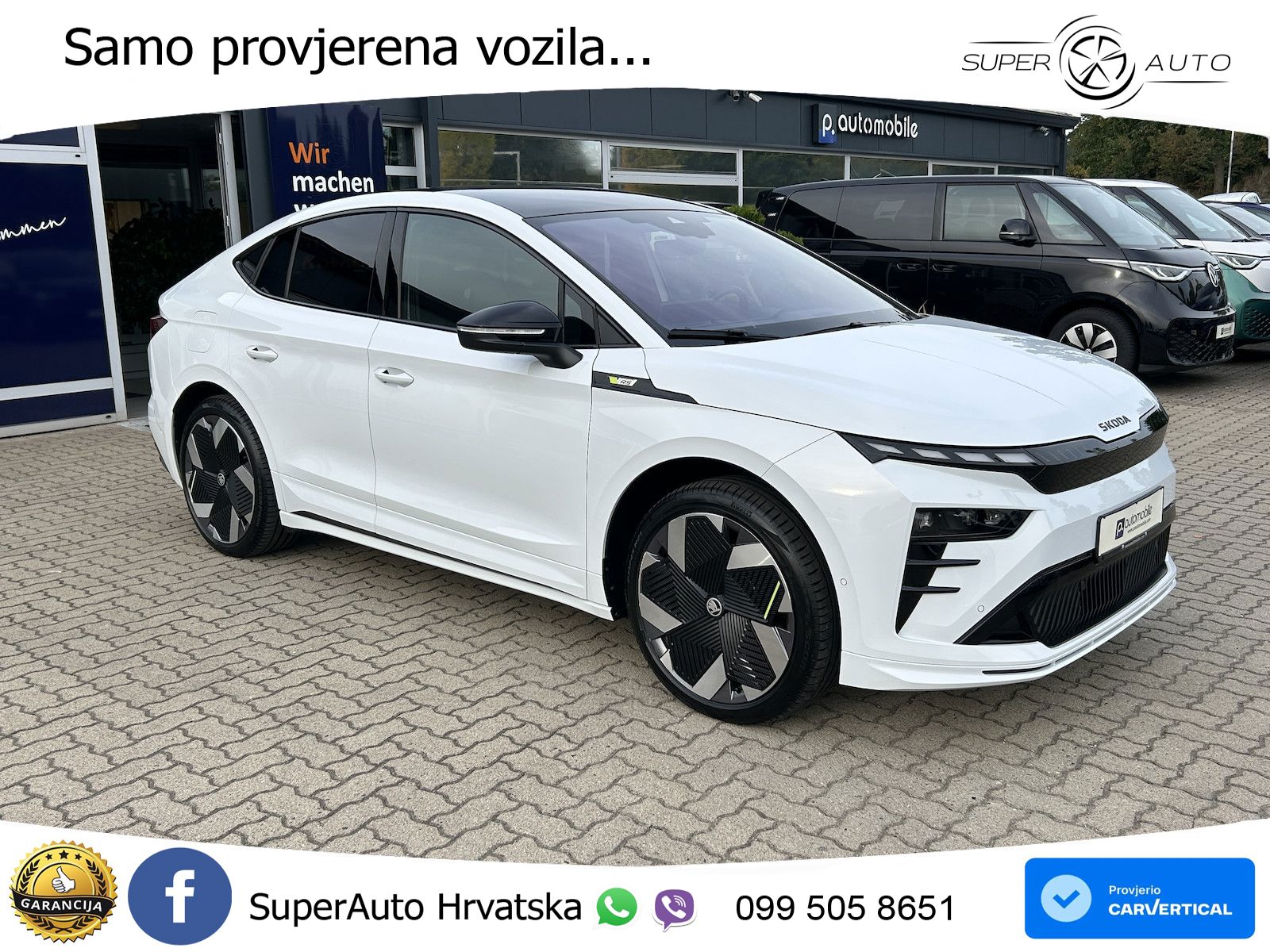 Škoda Enyaq iV RS 82 kWh (340 KS) AWD Lounge MATRIX+GR SJED+KAM