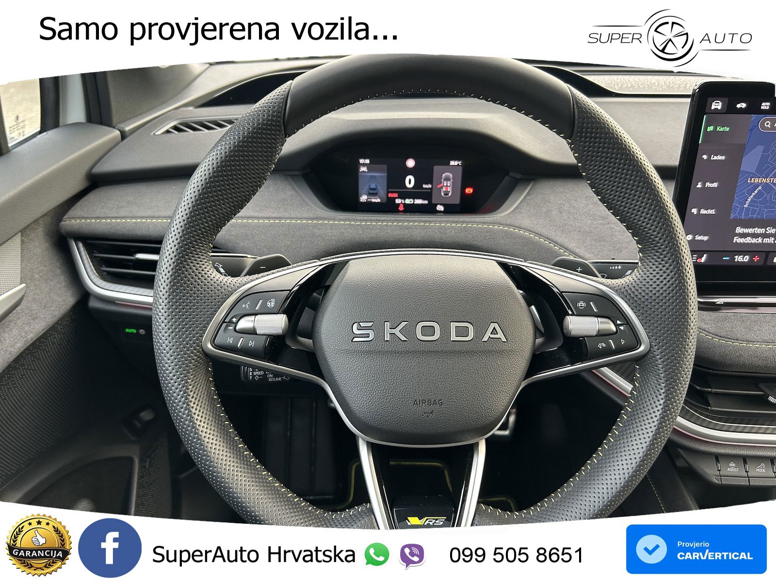 Škoda Enyaq iV RS 82 kWh (340 KS) AWD Lounge MATRIX+GR SJED+KAM