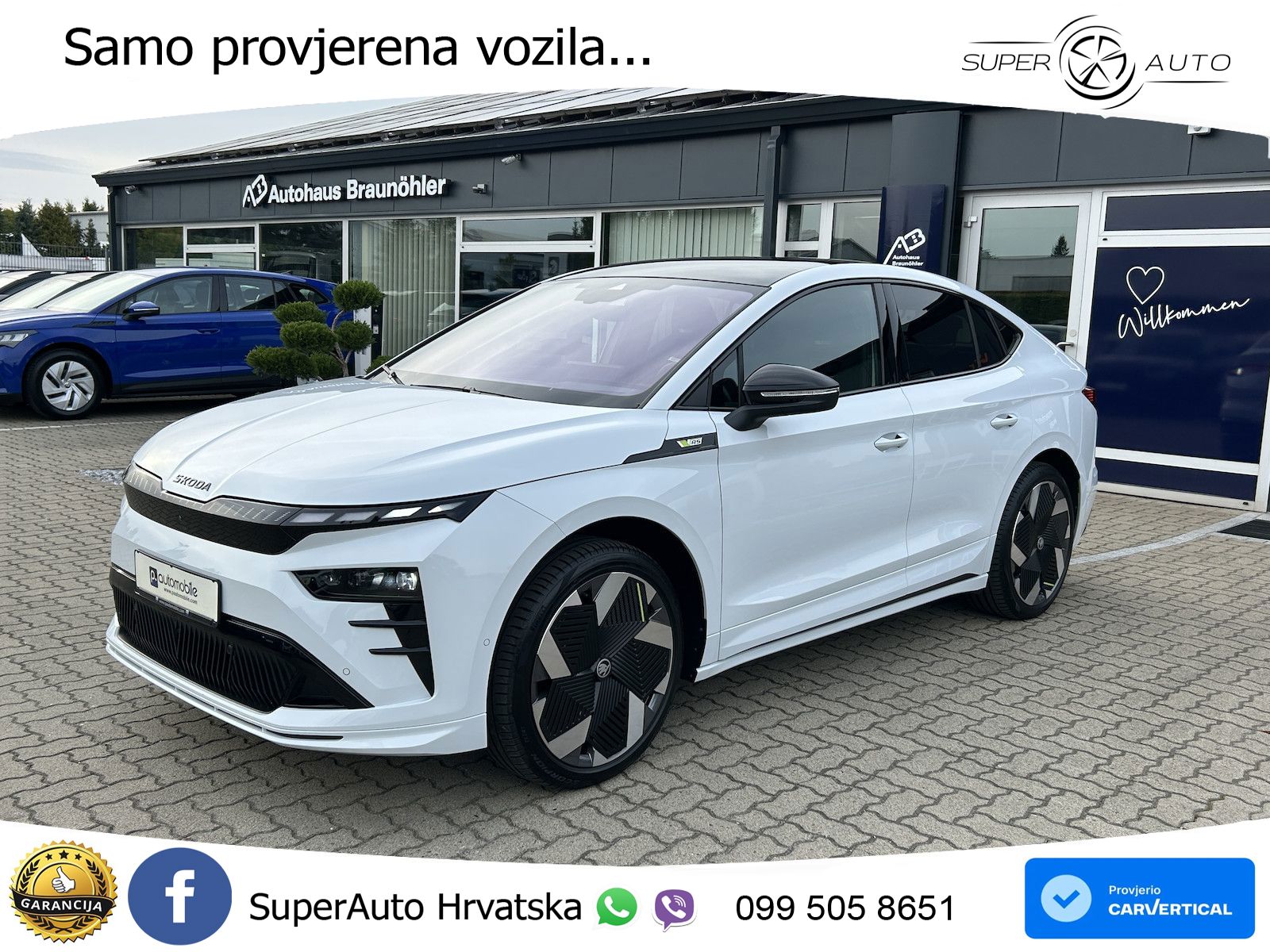 Škoda Enyaq iV RS 82 kWh (340 KS) AWD Lounge MATRIX+GR SJED+KAM