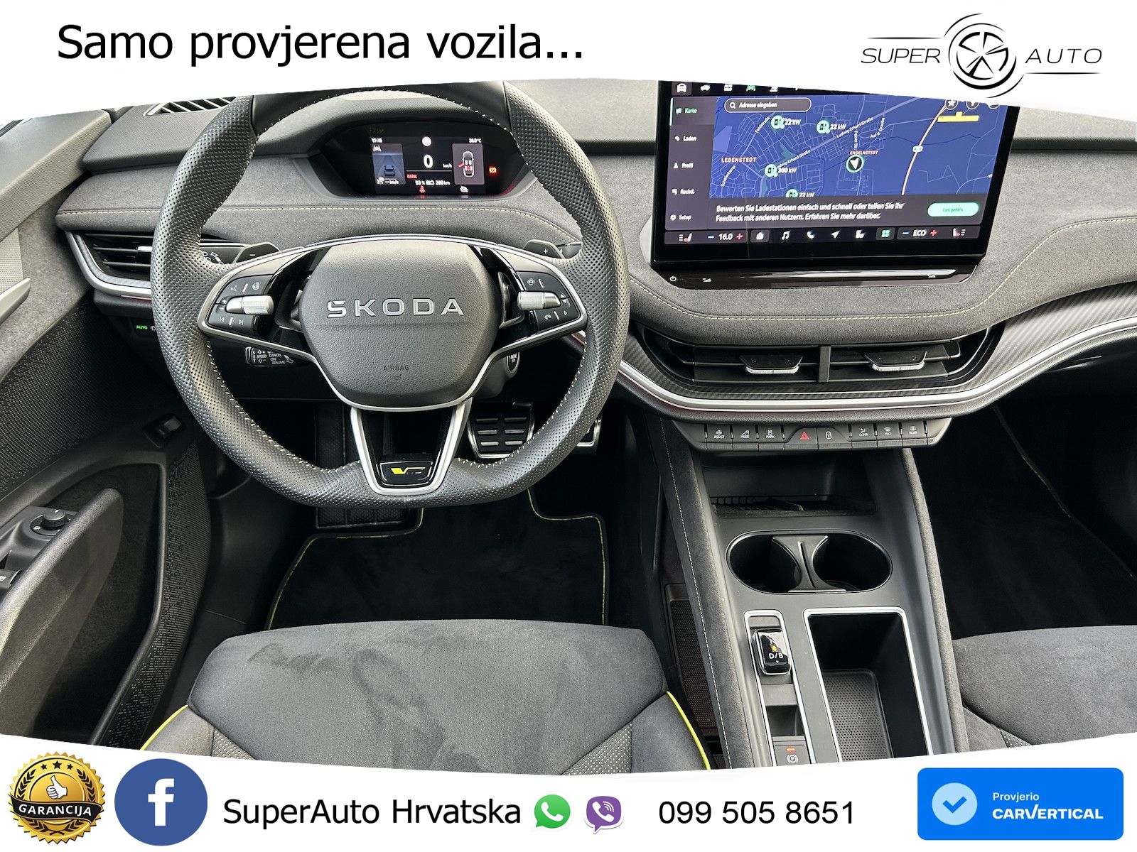 Škoda Enyaq iV RS 82 kWh (340 KS) AWD Lounge MATRIX+GR SJED+KAM