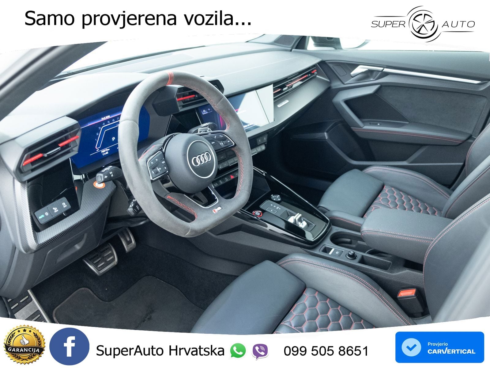 Audi RS3 Sportback 2.5 TFSI (400 KS) quattro S tronic LED+GR SJED+ACC