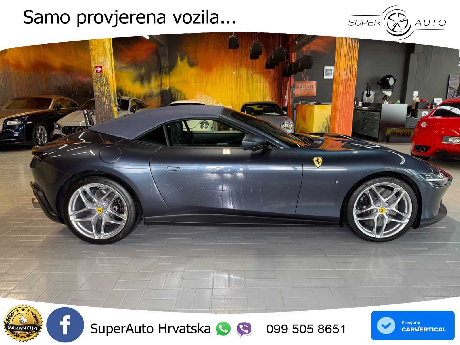 Ferrari Roma Spider 3.9 V8 (620 KS) F1 DCT LED+GR SJED+ACC
